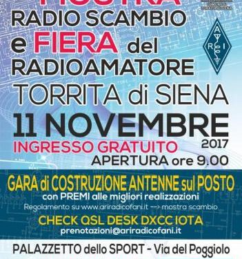 5° Mostra Scambio del Radioamatore a Torrita di Siena-11 Novembre 2017